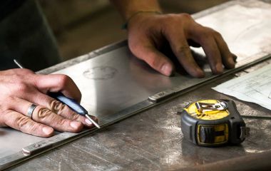 Техника предварительной разметки сложных сварных конструкций