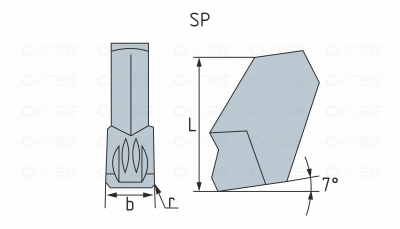 SP400-HS7225 Пластина токарная