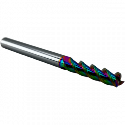 Концевая фреза с плоским торцом 3 зуба, HRC 60, 1,5х5х4х50L