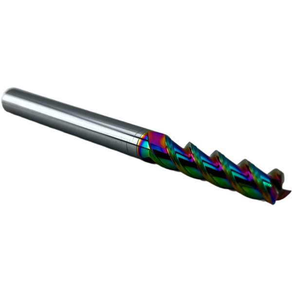 Концевая фреза с плоским торцом 3 зуба, HRC 60, 10х40х10х100L