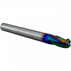 Фреза сферическая твердосплавная 3 зуба, HRC 65, 6х15х6х100L,R3