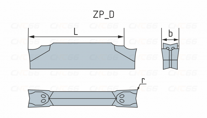 ZPED02502-MG-YBG302 Пластина токарная