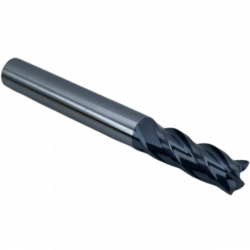 Концевая фреза с плоским торцом 4 зуба, HRC 45, 6х15х6х50L