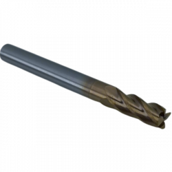 Концевая фреза с плоским торцом 4 зуба, HRC 55, 5х13х5х50L