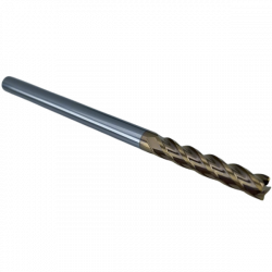 Концевая фреза с плоским торцом 4 зуба, HRC 55, 6х30х6х100L