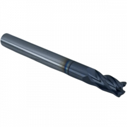 Фреза радиусная твердосплавная 4 зуба, HRC 45, 5х10х5х50L,R05