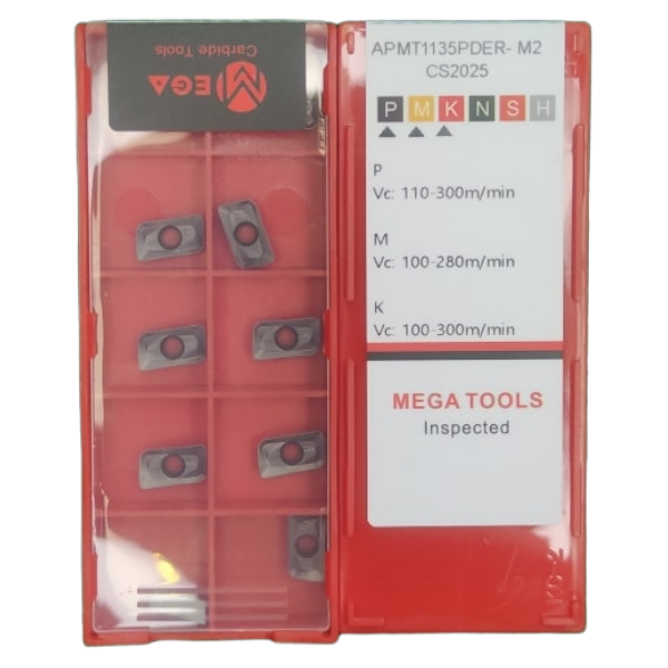 APMT1135PDER-M2-CS2025 Пластина фрезерная для стали и чугуна MEGA