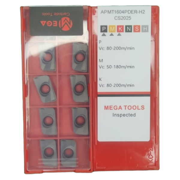 APMT1604PDER-H2-CS2025 Пластина фрезерная для стали и чугуна MEGA