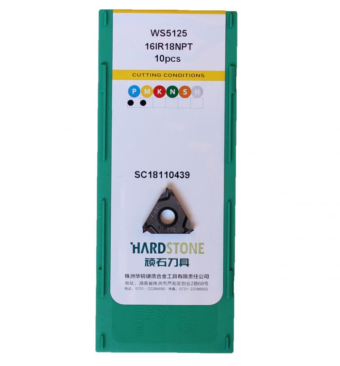 16IR18NPT WS5125 Пластина резьбовая