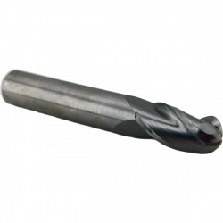 Фреза сферическая твердосплавная 3 зуба, HRC45, 12x24x12x75L, R6