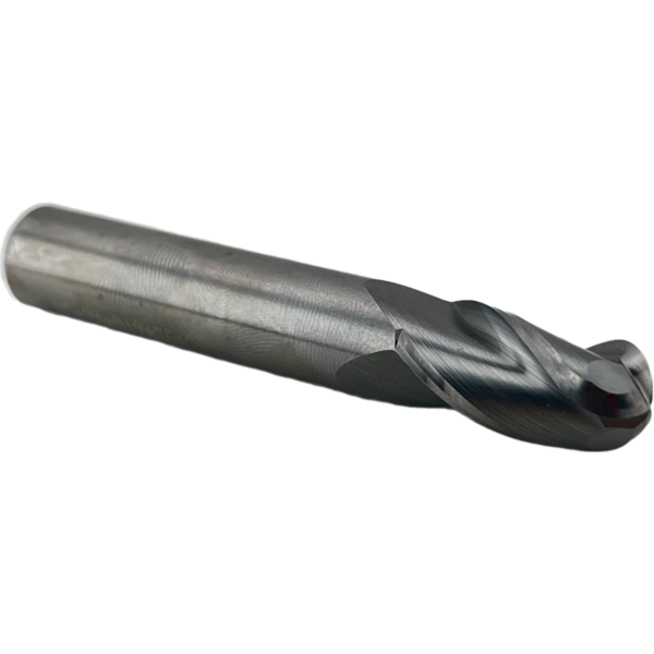 Фреза сферическая твердосплавная 3 зуба, HRC45, 12x24x12x75L, R6