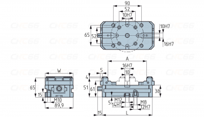 Тиски самоцентрирующиеся 5-осевые Gerardi 650-2х120