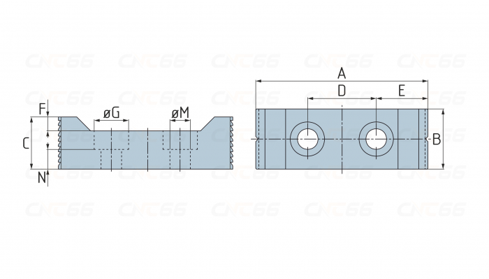 СО1.6-16130П Установочный позиционный блок