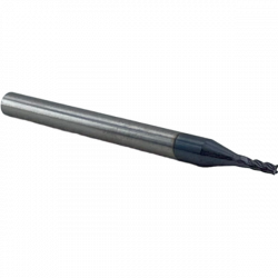 Концевая фреза с плоским торцом 4 зуба, HRC 45, 3х8х4х50L