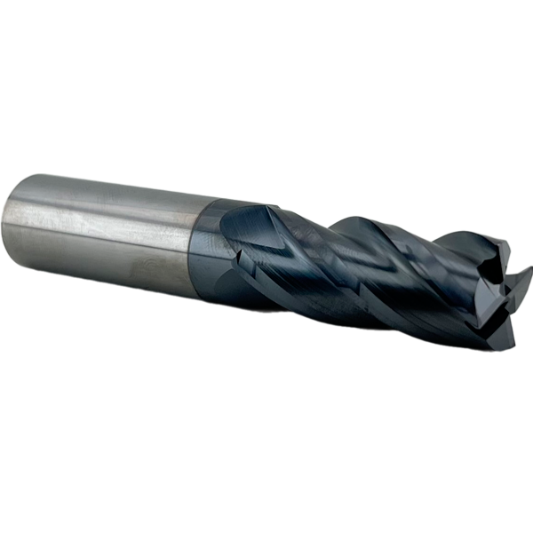 Концевая фреза с плоским торцом 4 зуба, HRC 45, 10х40х10х100L
