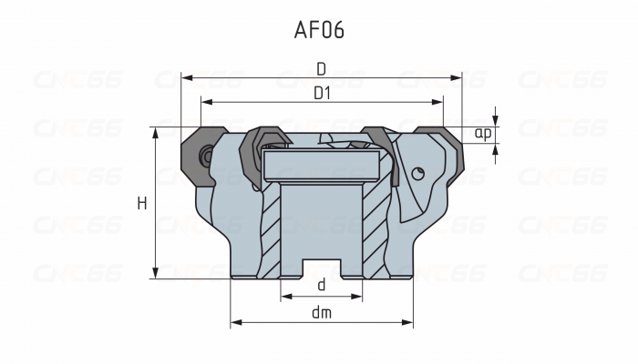 AF06.06B27.080.07 Фреза торцевая насадная