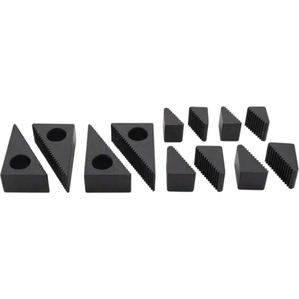 Набор прижимов со шпильками M14 для фрезерного стола с пазом 16 мм, 58 предметов