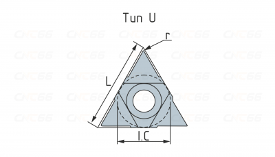 11UIDL55-DM215 Лезвие для резьбофрез