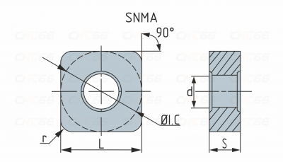 SNMA150616-HR6115 Пластина токарная
