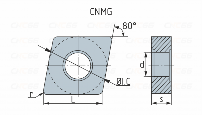 CNMG120404-SM-HR7115 Пластина токарная