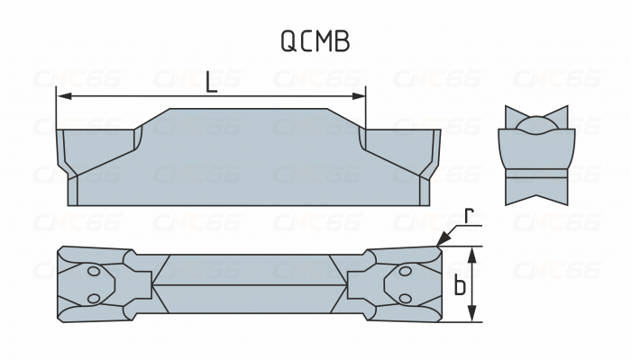 QCMB3004-CT-HR7225 Пластина токарная