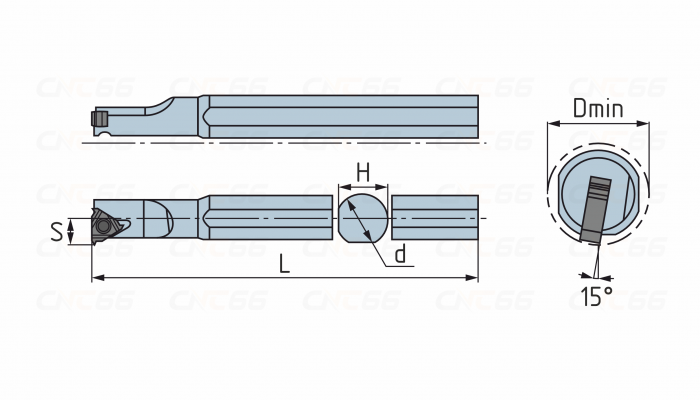 SNR0013M16 Державка для внутренней резьбы
