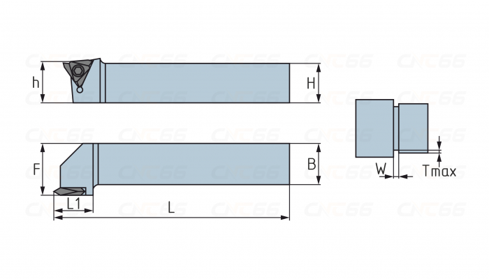 KTGXFR1212H-16F Державка канавочная
