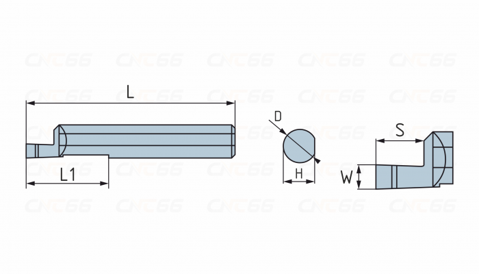 PSMFR8-20L-W2.0-KTX Мини-резец для обработки торцевых канавок
