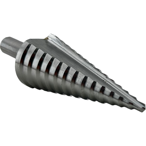 SSHS-104 Ступенчатое сверло по металлу, прямая канавка, HSS, TIN (6,9,13,16,19,21,23,26,29,32,35,38)