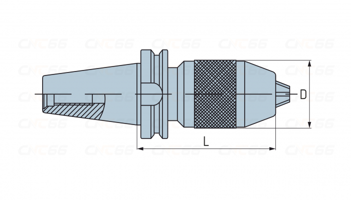 BT40-APU13-100 Патрон сверлильный быстрозажимной