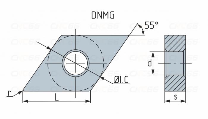 DNMG150608-MA-TP624 Пластина токарная
