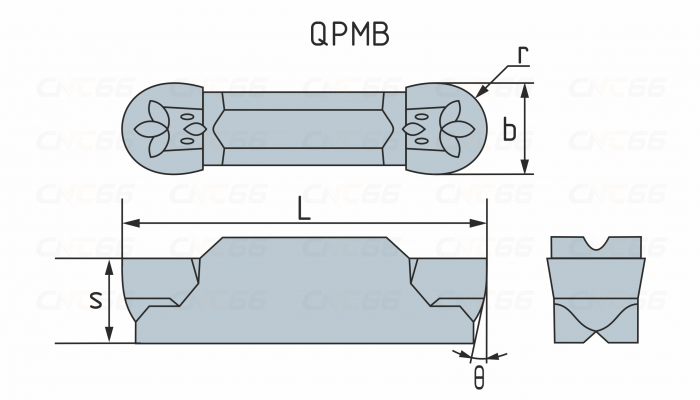 QPMB4020-RM-HR7225 Пластина токарная