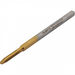 Метчик М2*0,4 со спиральной подточкой для сквозных отверстий, с покрытием TiN, DIN371