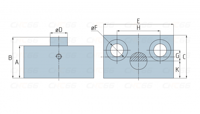 CO1.7-1650 Позиционный регулируемый упор