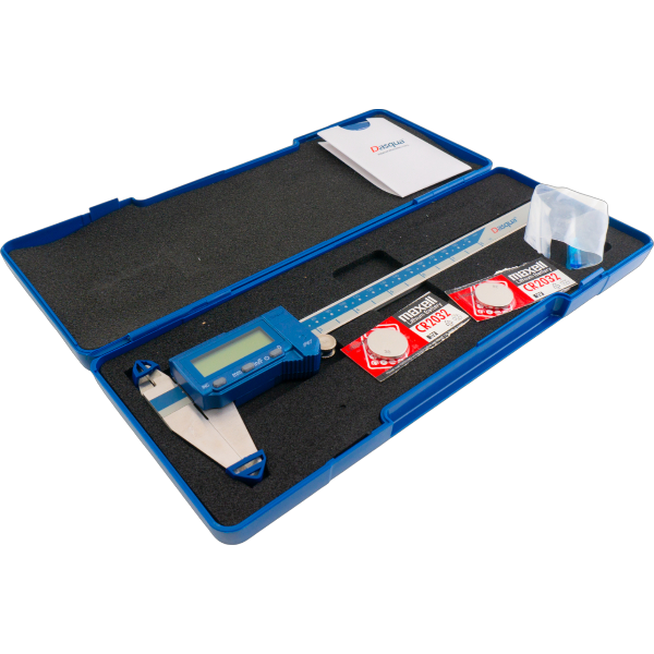 Штангенциркуль цифровой, степень защиты IP67, 0.01 мм. 0-200 мм. Dasqua