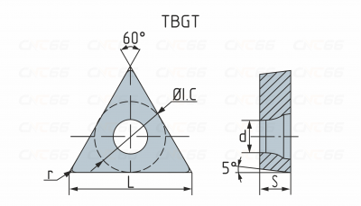 TBGT060104L-W-5035 Пластина токарная