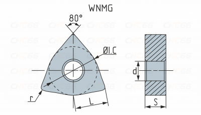 WNMG080412-GR-HR8125 Пластина токарная