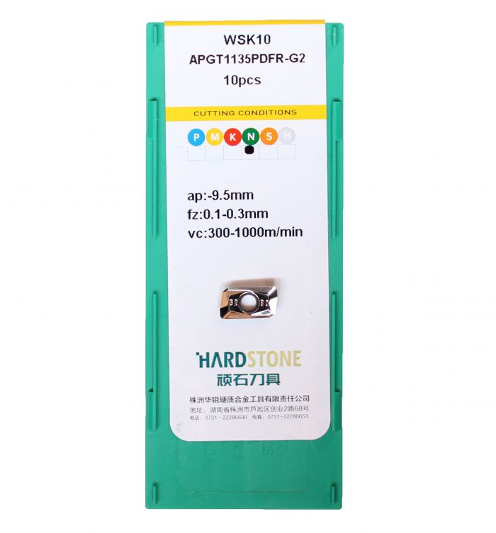 APGT1135PDFR-G2 WSK10  (под фрезу Mitsubishi) Пластина фрезерная