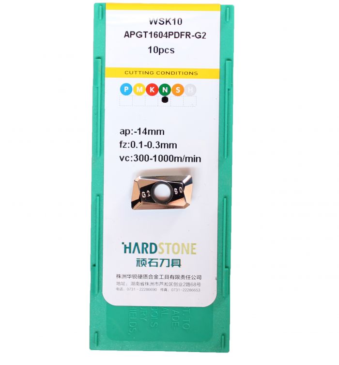 APGT1604PDFR-G2 WSK10  (под фрезу Mitsubishi) Пластина фрезерная