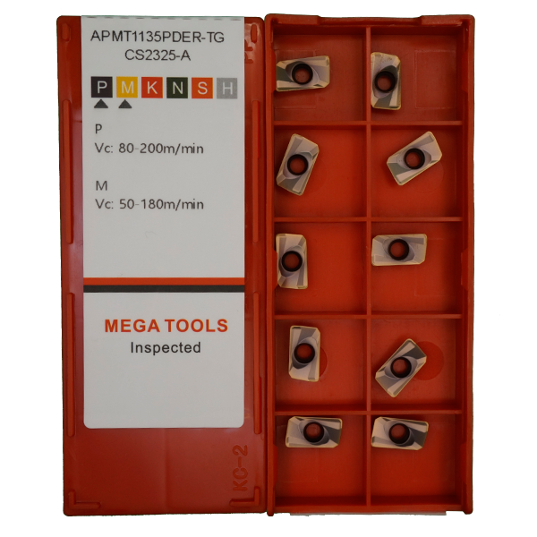 APMT1135PDER-TG-CS2325-A Пластина фрезерная для стали и нержавеющей стали MEGA