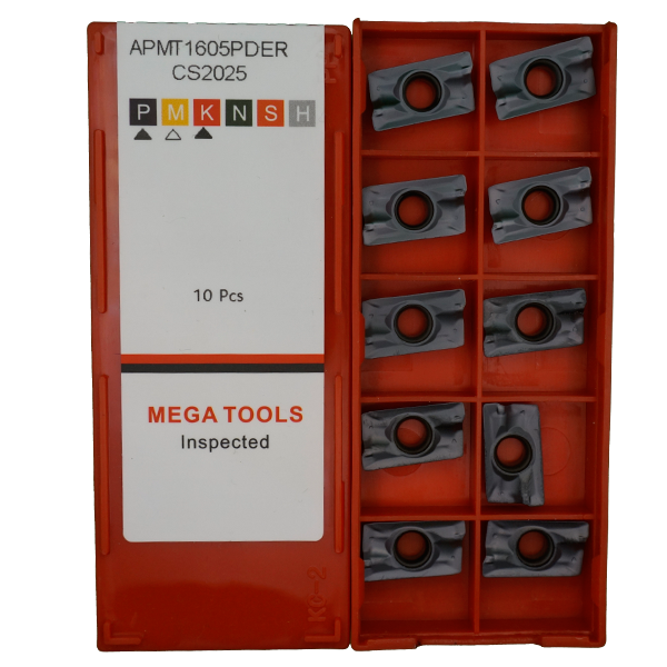 APMT1605PDER-CS2025 Пластина фрезерная для стали и чугуна MEGA
