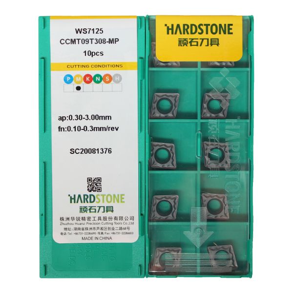 CCMT09T308-MP-WS7125 Пластина токарная для нержавеющей стали, получистовая обработка