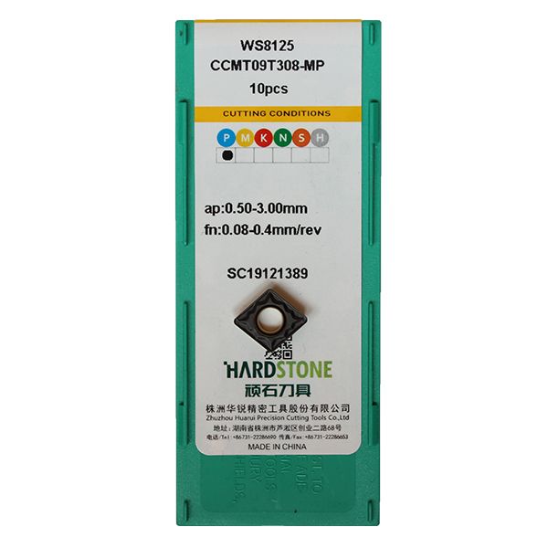 CCMT09T308-MP-WS8125 Пластина токарная для стали, получистовая обработка