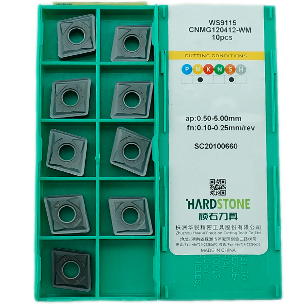 CNMG120412-WM-WS9115 Пластина токарная для нержавеющей и жаропрочной стали, получистовая обработка