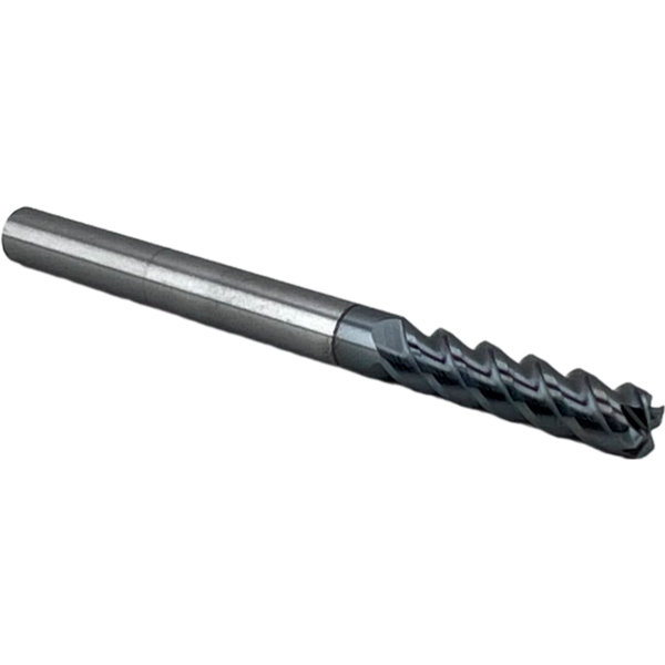 Фреза радиусная твердосплавная 4 зуба, HRC 66, 8х20х8х100L,R1