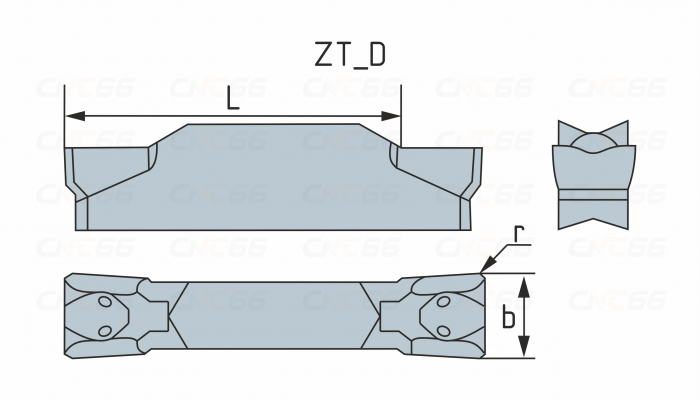 ZTHD0504-MG-HR52527 Пластина токарная