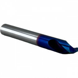 Сверло центровочное твердосплавное, HRC65, 14x100L-90°