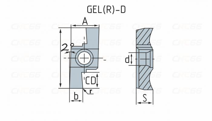 GER300-D Пластина токарная