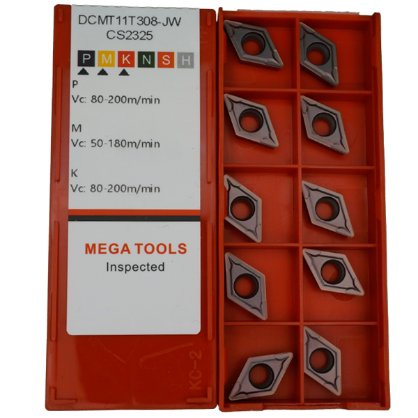 DCMT11T308-JW-CS2325 Пластина токарная для стали и нержавеющей стали MEGA