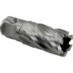 DNHX-50220 Корончатое сверло по металлу, HSS-E, 22*75 мм, хвостовик Weldon 3/4